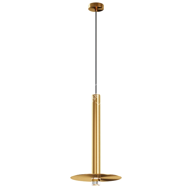 Sleek Gift Pendant Lamp 3D model image 2