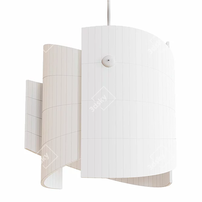 Elegant VENT Chandelier 3D model image 2