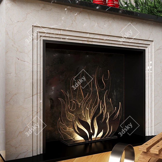 Christmas Tree Decor Set (Corona) 3D model image 6