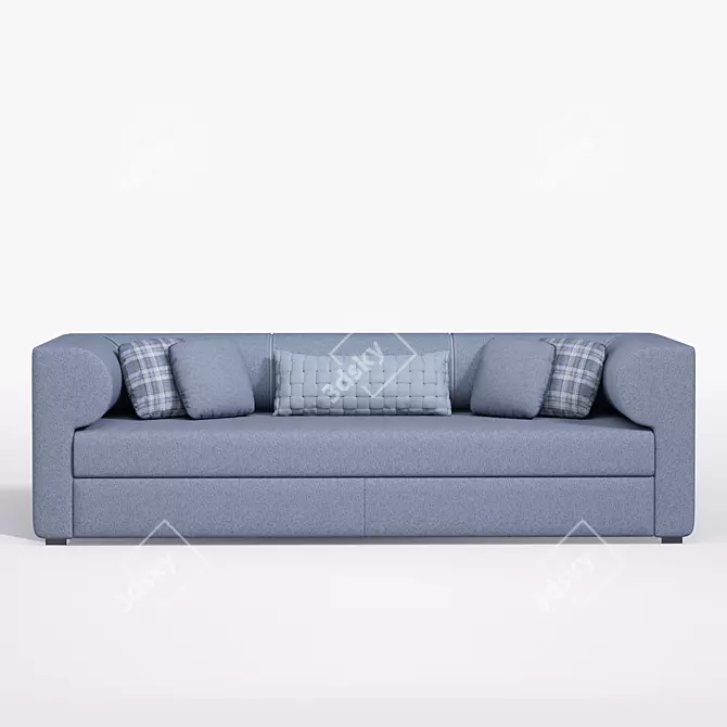 Playful and Comfy: OM Kids Sofa BOSTON 3D model image 2