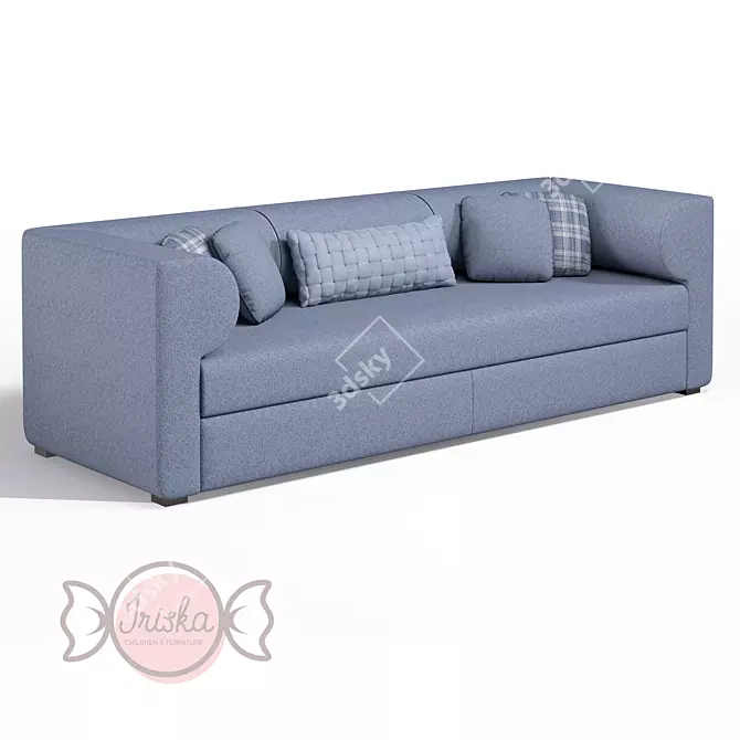 Playful and Comfy: OM Kids Sofa BOSTON 3D model image 4