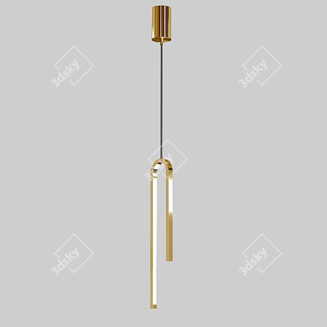 Modern Pendant Light Lampatron Wiki 3D model image 2