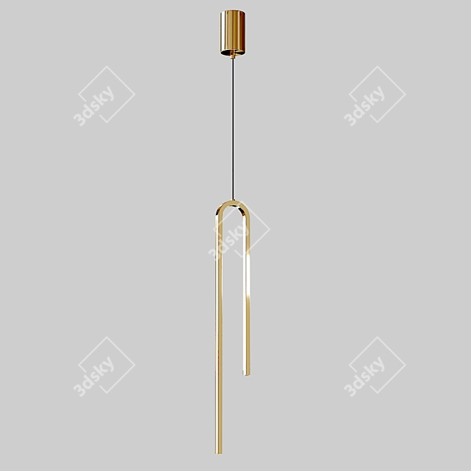 Modern Pendant Light Lampatron Wiki 3D model image 3