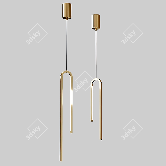 Modern Pendant Light Lampatron Wiki 3D model image 4