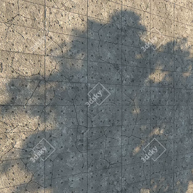 Concrete PBR Textures Bundle - High-Quality Materials 3D model image 4