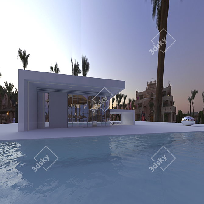 Egyptian Sunset HDRI 3D model image 3