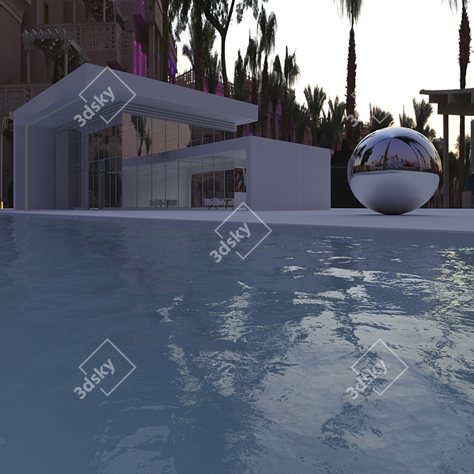 Egyptian Sunset HDRI 3D model image 7