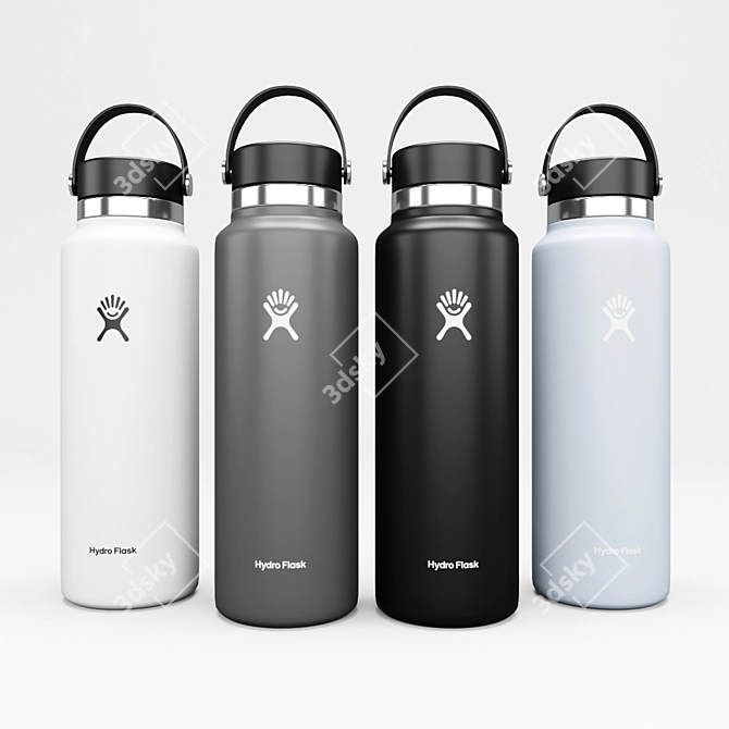 Hydro Flask Monochrome Tumbler 3D model image 1