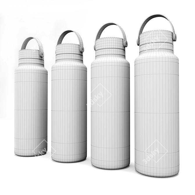 Hydro Flask Monochrome Tumbler 3D model image 9