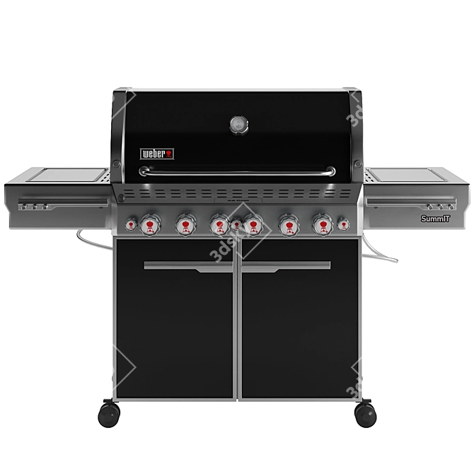 Summit Outdoor Gas Grill: Premium Cooking Experience 3D model image 2