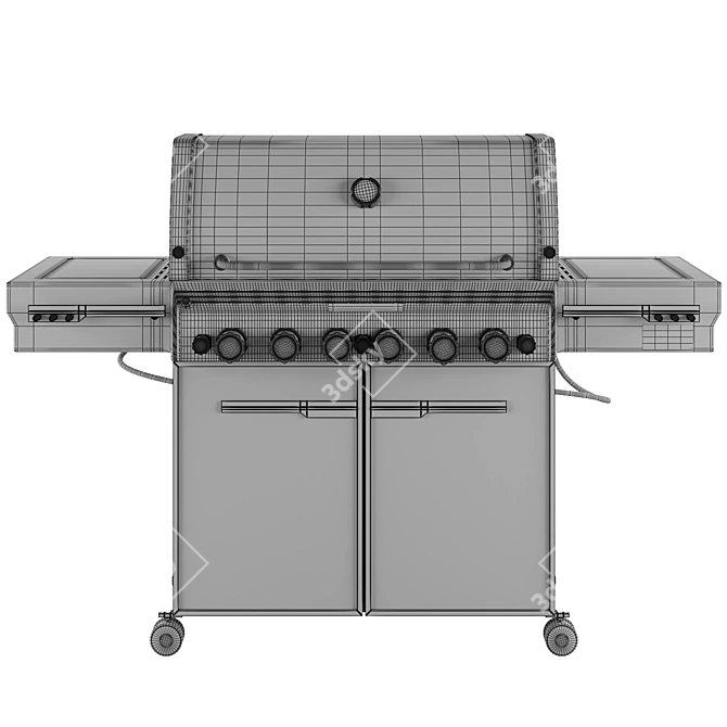 Summit Outdoor Gas Grill: Premium Cooking Experience 3D model image 5