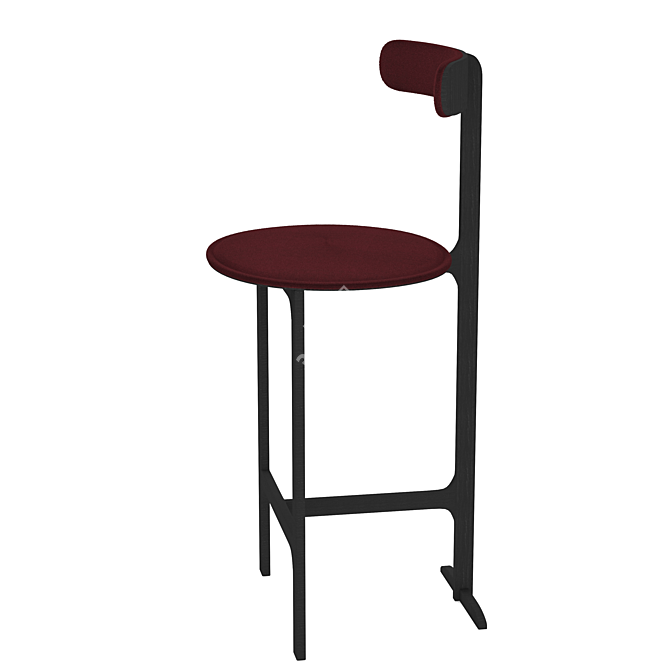 Park Place Counter Stool: Comfort and Style 3D model image 3