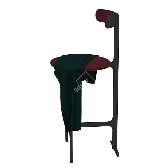 Park Place Counter Stool: Comfort and Style 3D model image 6