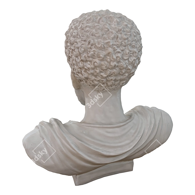 Elegant Sculpture Man Statue 3D model image 5