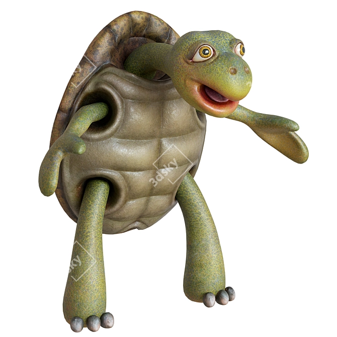 Cartoon Turtle 2013 3D Model 3D model image 4