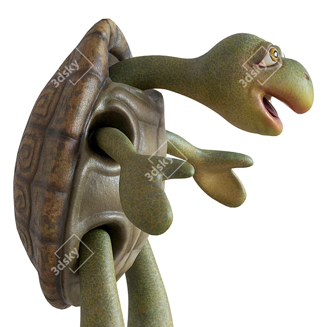 Cartoon Turtle 2013 3D Model 3D model image 7