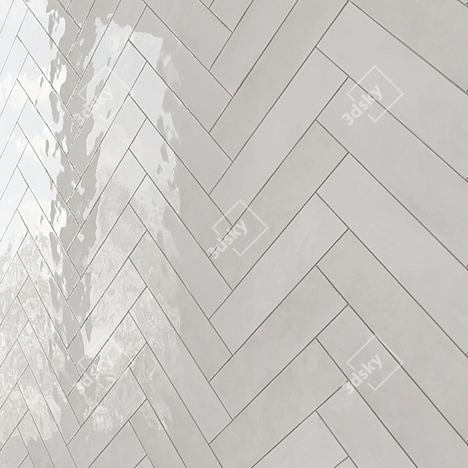 Ivy Hill Tile Herringbone: Timeless Elegance 3D model image 4