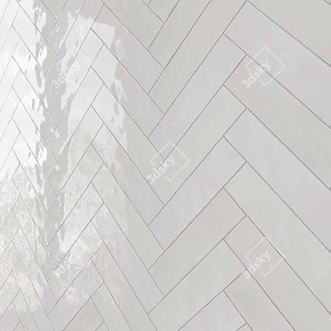 Ivy Hill Tile Herringbone: Timeless Elegance 3D model image 5