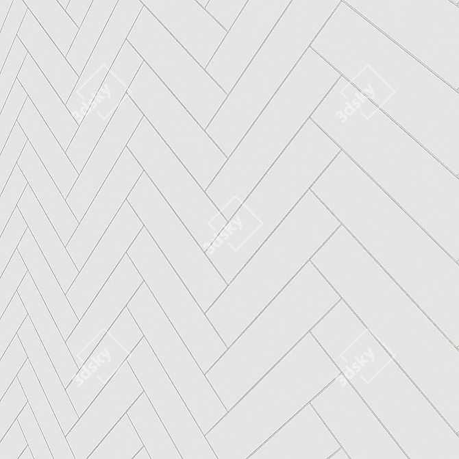 Ivy Hill Tile Herringbone: Timeless Elegance 3D model image 9