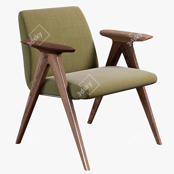 Stua Libera Modern Armchair 3D model image 2