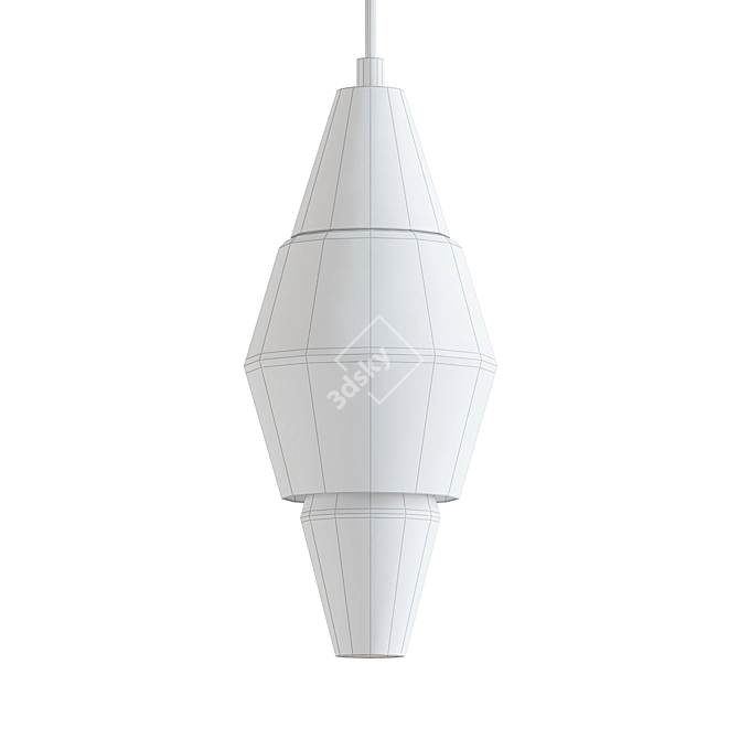 Contemporary Pendant Lamp K2 136 3D model image 2
