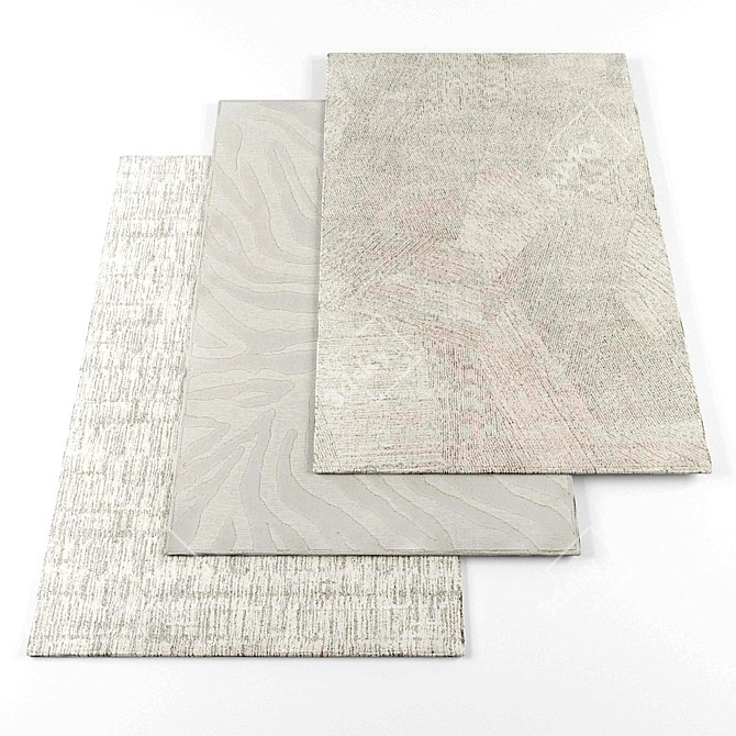 High Resolution Rug Collection 3D model image 1