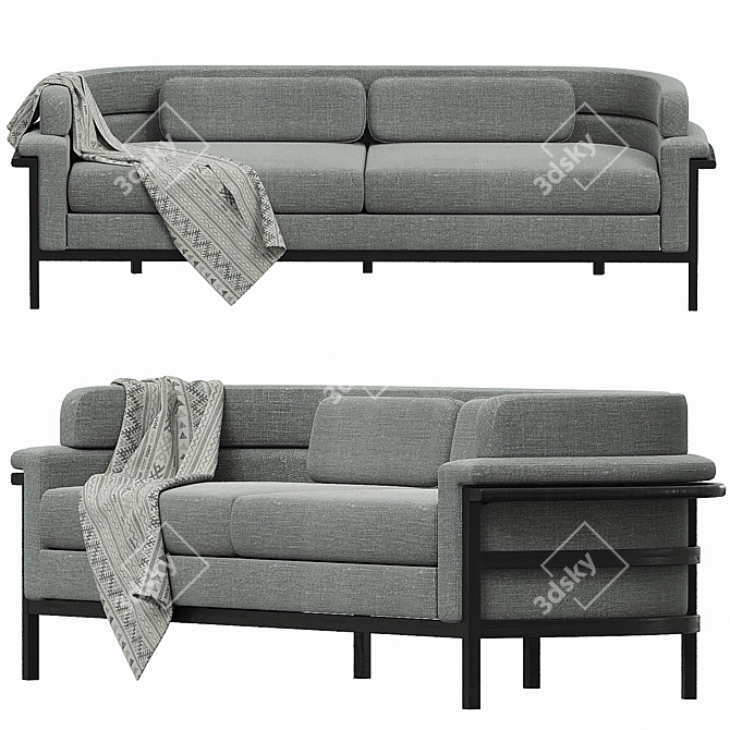 Modern Elegance: Contempo Sofa 3D model image 1