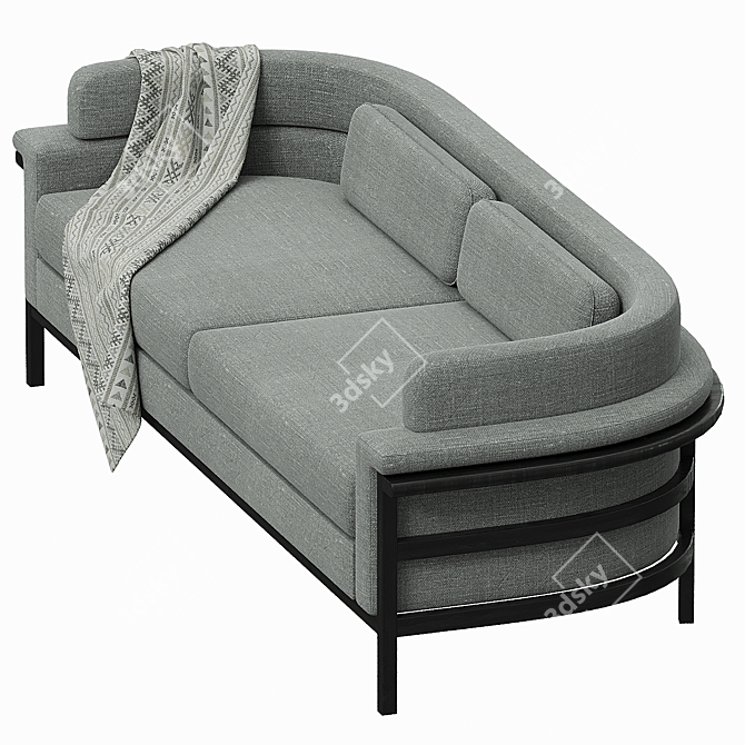 Modern Elegance: Contempo Sofa 3D model image 6