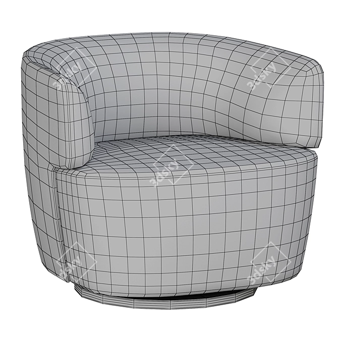 Modern Elegance: ELAIN Armchair 3D model image 7