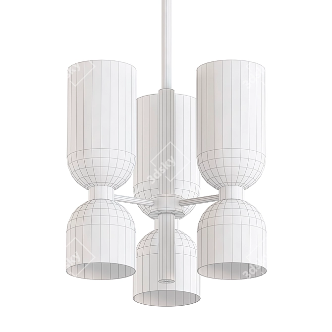 Odeon Orinoco Pendant Light 3D model image 2