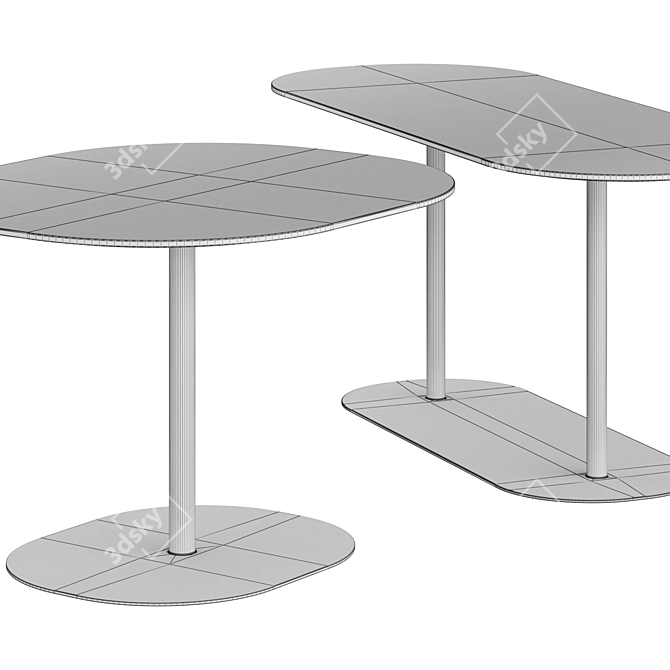 Matsumoto Tables: Modern Design, High Quality 3D model image 2