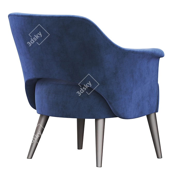 Contemporary Tirolo WINGS Armchair 3D model image 4