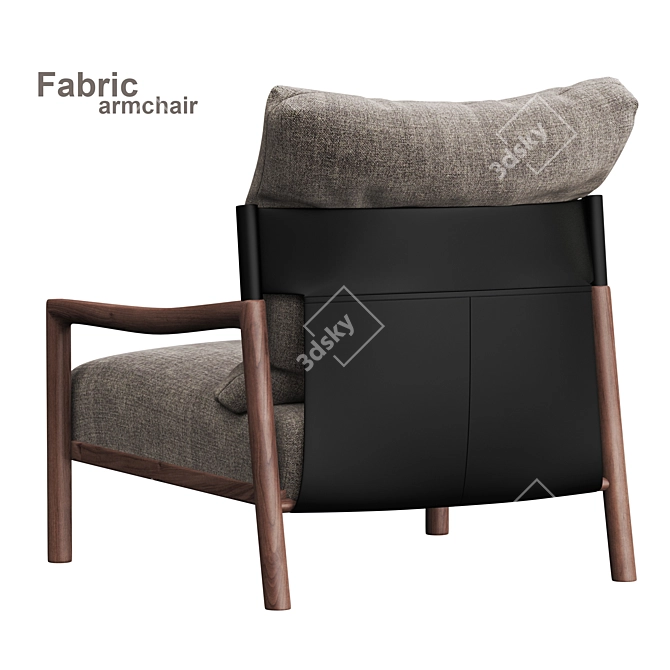 Elegant Porada Vera Armchair 3D model image 3