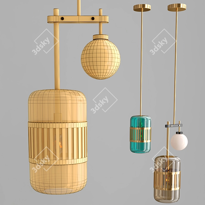 Trait Collection: Modern Design Lamps 3D model image 2