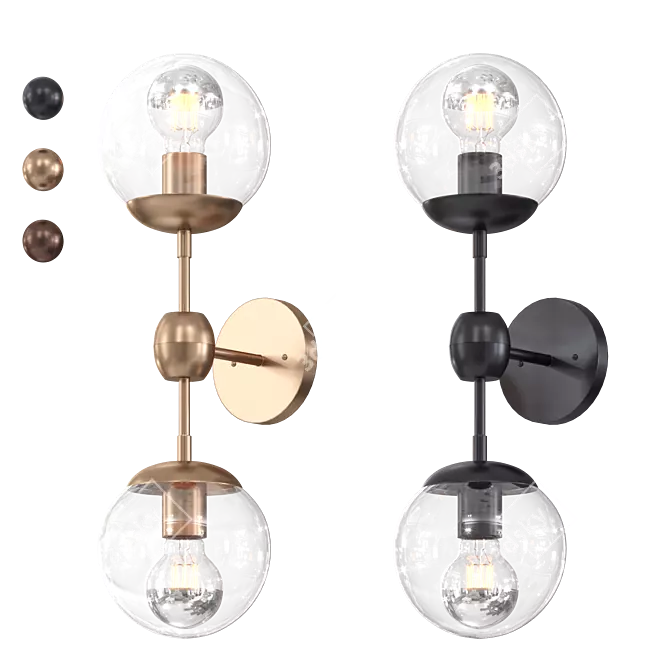 Minimalist Modo Sconce: Modern Lighting Solution 3D model image 3