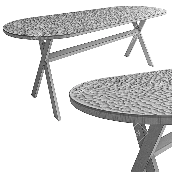 Zanat Touch Table | Contemporary Design & Functionality 3D model image 3