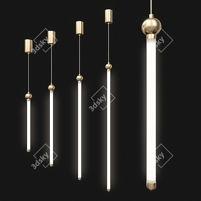 Divert LED Pendant Lamp 3D model image 1