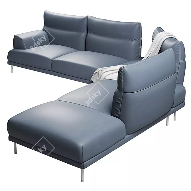 Elevate your space with FENDA's View Corner Sofa 3D model image 1