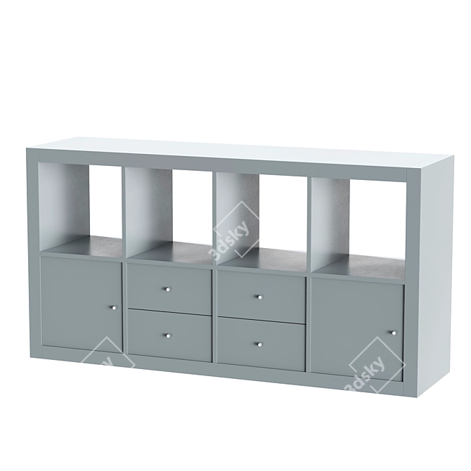 Versatile KALLAX Shelving Unit 3D model image 1