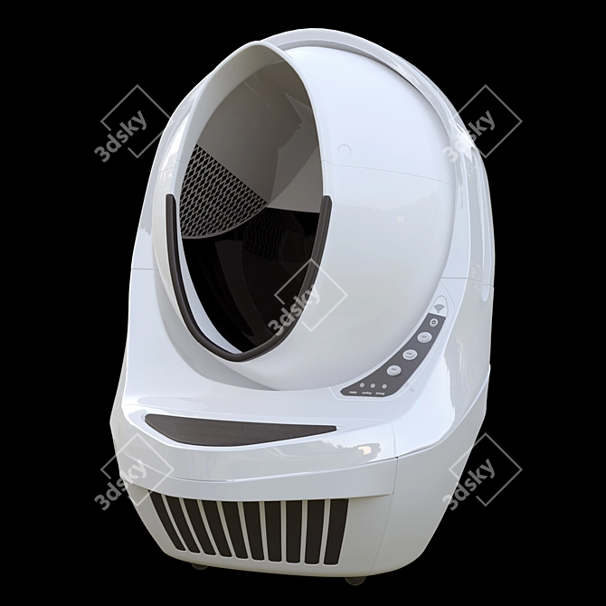 CleanCat: WiFi-Enabled Self-Cleaning Litter Box 3D model image 1