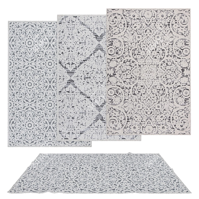 Versatile Rug Set - 6 Designs, 3D Models 3D model image 1