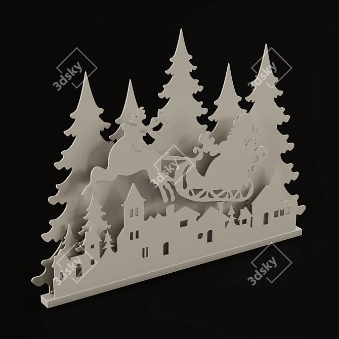 Festive Holiday Decor 2015 3D model image 4