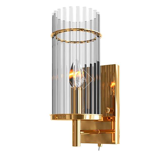 Minimalist Wall Sconce: FORMIA 3D model image 1