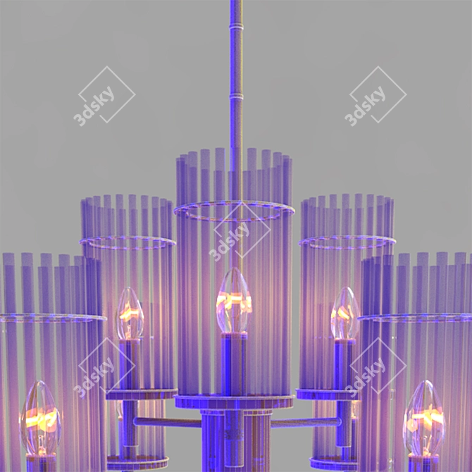 Elegant ODEON Formia Chandelier | Stylish Lighting Solution 3D model image 4