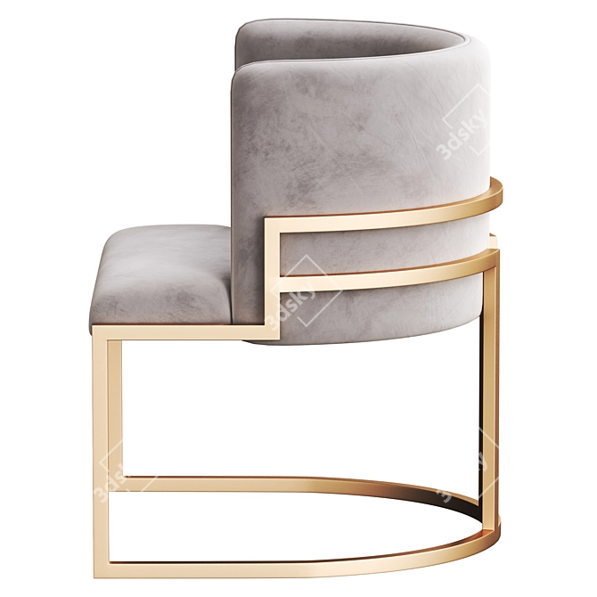 Grisella Modern Armchair: Stylish Comfort for Your Home 3D model image 5