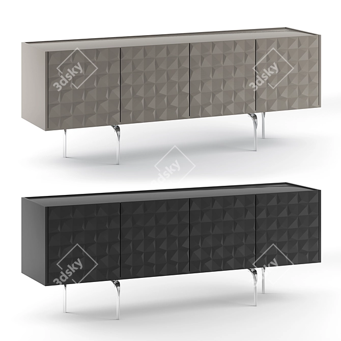 Modern Karo Console - Sleek and Stylish 3D model image 1