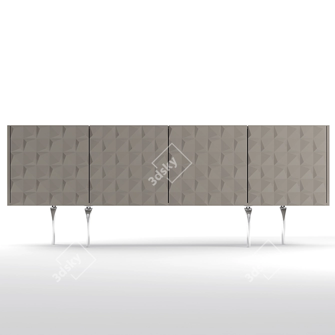 Modern Karo Console - Sleek and Stylish 3D model image 2