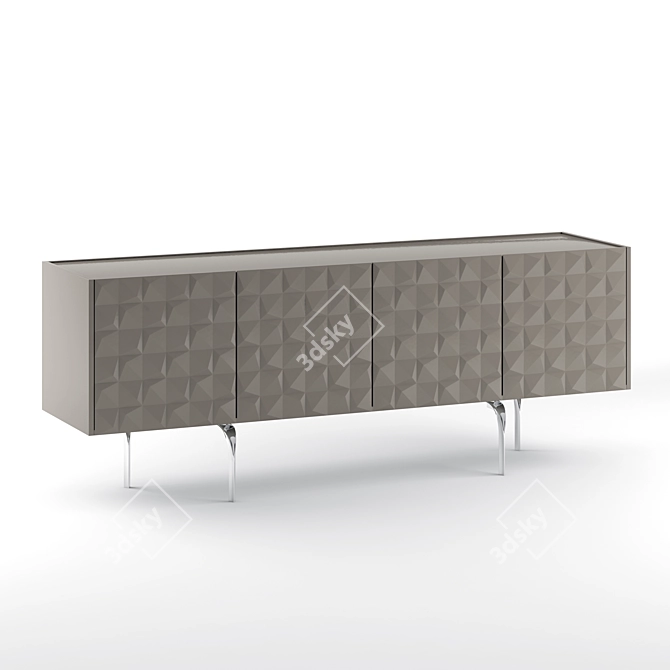 Modern Karo Console - Sleek and Stylish 3D model image 6