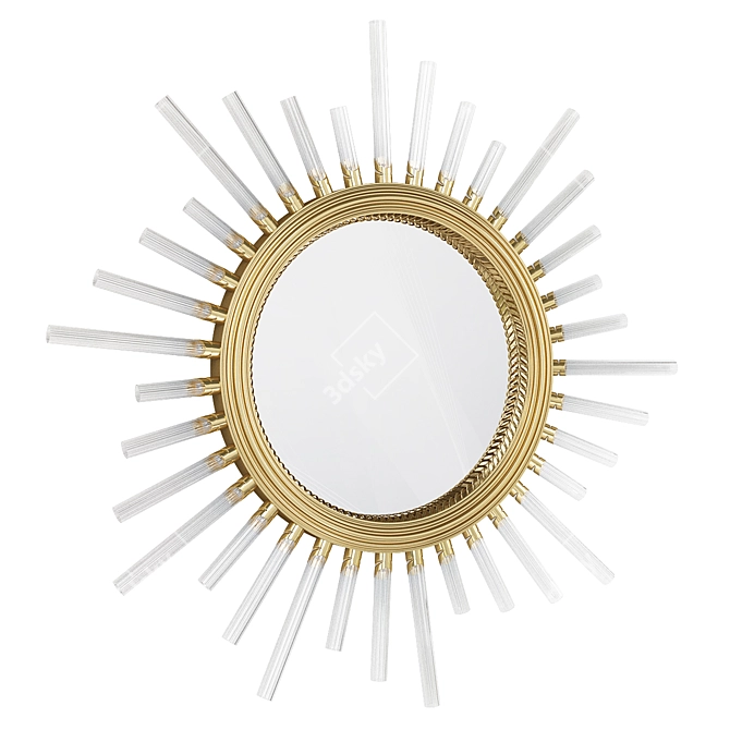 Majestic XL Mirror Wall Light 3D model image 1