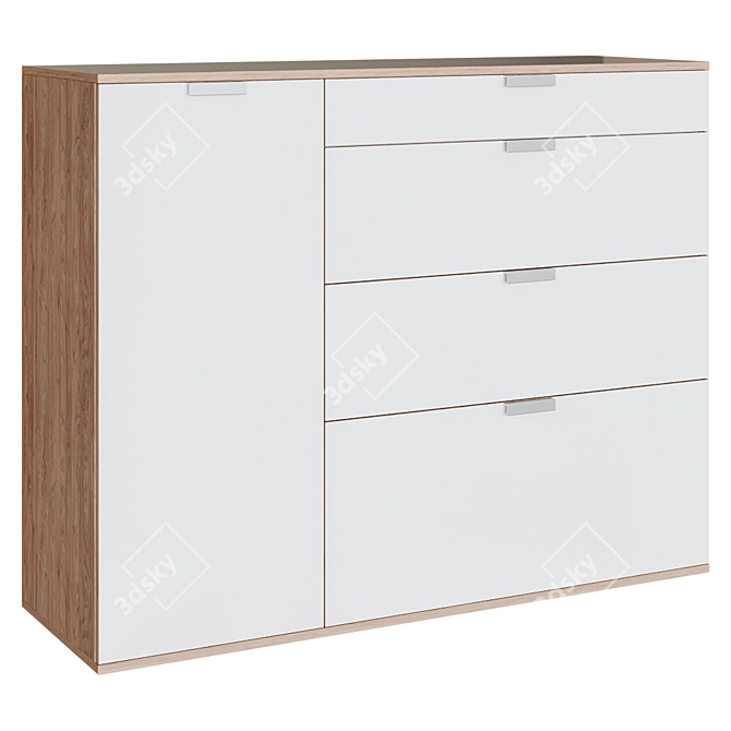 Hoff Deco-1 Dresser 3D model image 1